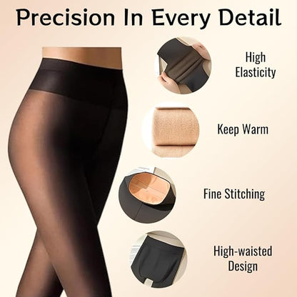 Alurélla SheerWarm™ Fleece-Lined Tights