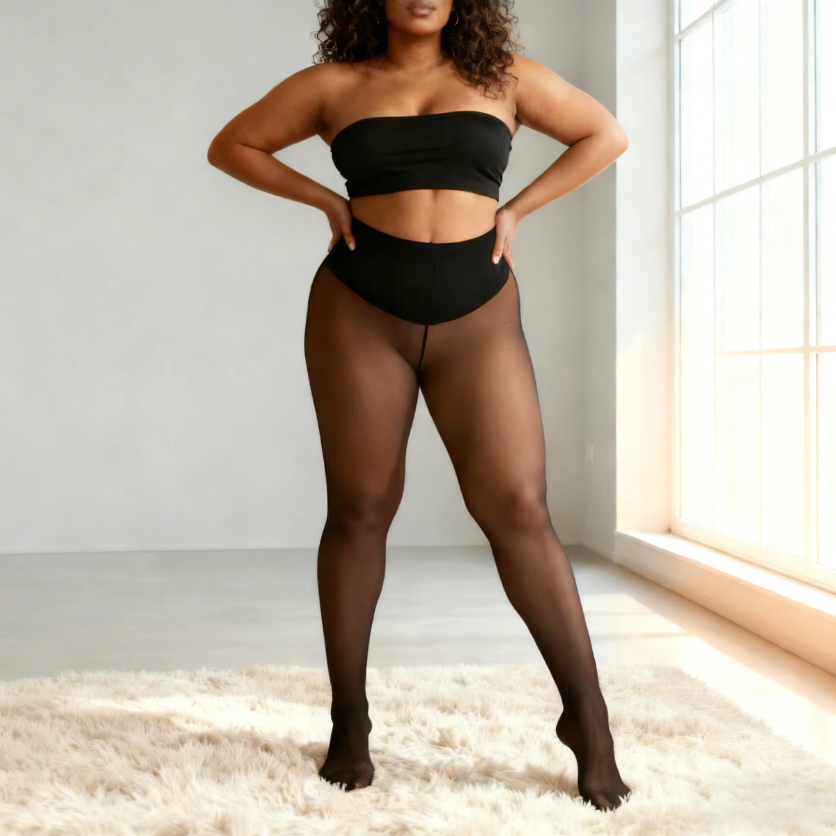 Alurélla SheerWarm™ Fleece-Lined Tights